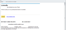 LinkedIn spam Emails Spread Cridex Trojan