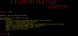 Adminator Pen-Test tool Released written by @Th3_Br3acher & @ZeroFreakz