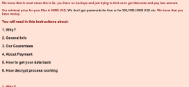 New Ransomware Demands $5,000 from victims