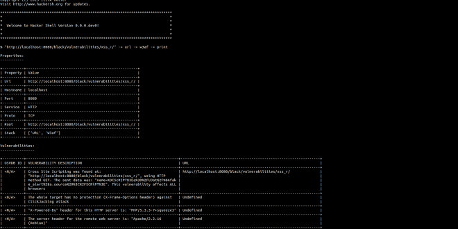 Hackersh 0.1.0