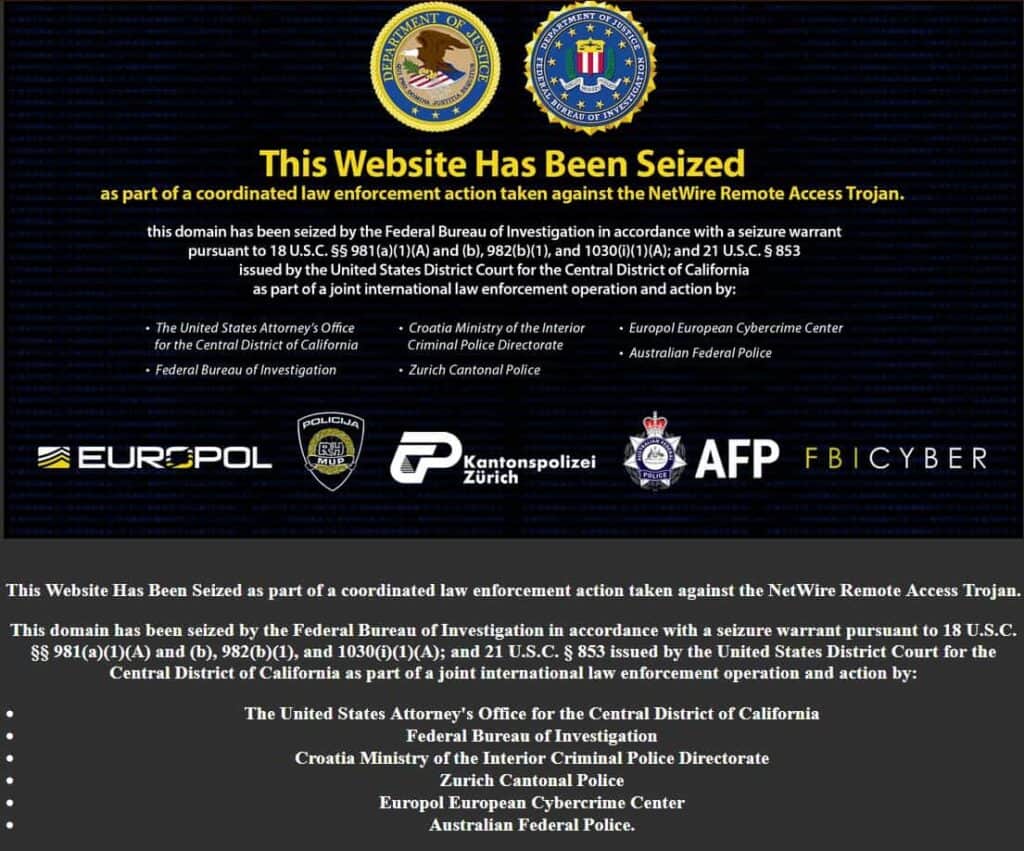 worldwiredlabs seized by the FBI