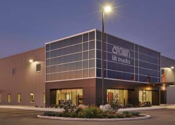 Photo of the Crown Equipment manufacturing headquarters