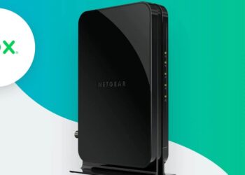Photo of a Cox modem that's exploitable