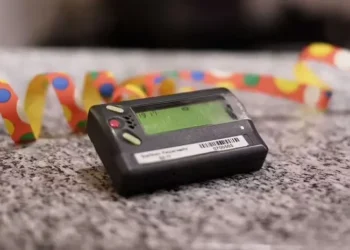 A photo of a pager, similar to what was used in the pager hacks hitting Hebollah in 2024